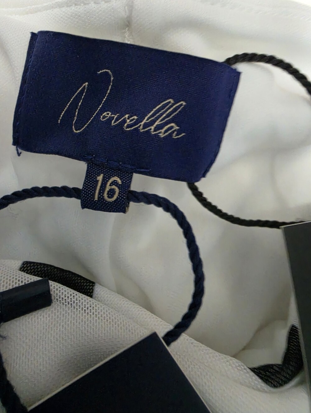 Novella The Label The Moment Mesh Dress Valentino Polka Dots Glamour Midi Sz 16 - Picture 8 of 10